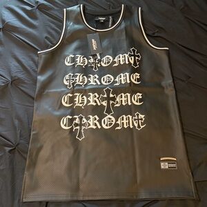 Watson Black Oversized Leather Jersey